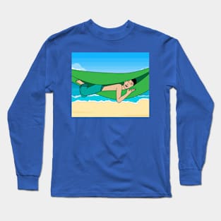 Idlers Hammock Do Nothing Long Sleeve T-Shirt